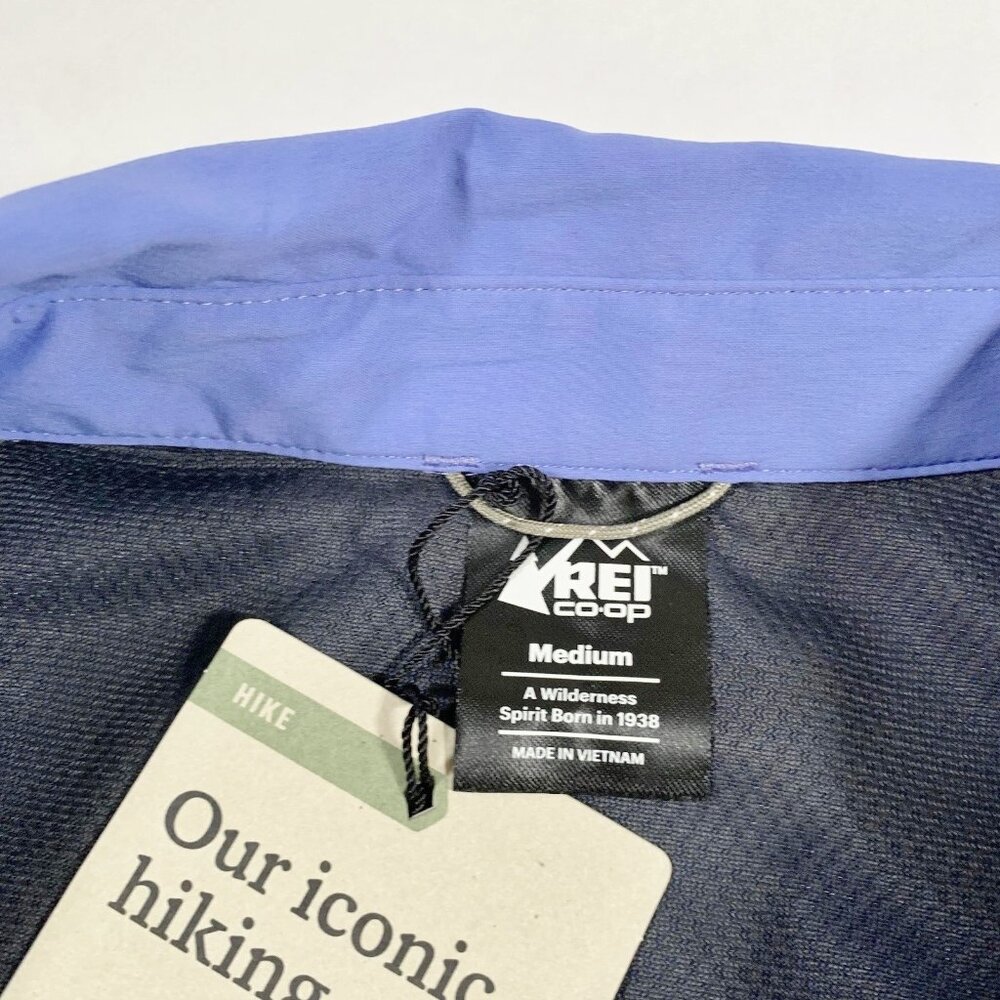 NEW REI Sahara Long-Sleeve Shirt NWT M Purple Hiking Trail Vented UPF 50 - Picture 13 of 15